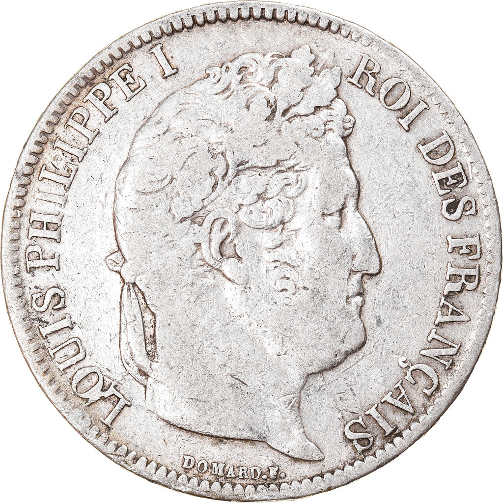 Münze, Frankreich, Louis-Philippe, 5 Francs, 1831, Toulouse, SGE+, Silber
