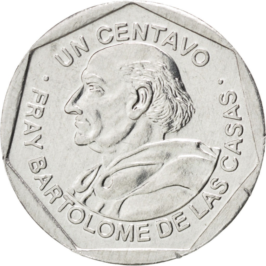 GUATEMALA, Centavo, Un, 2007, KM #282, MS(63), Aluminum, 19, 0.81