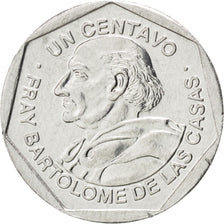 GUATEMALA, Centavo, Un, 2007, KM #282, MS(63), Aluminum, 19, 0.81