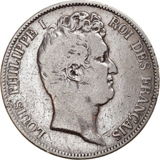 Moneta, Francia, Louis-Philippe, 5 Francs, 1831, Nantes, B+, Argento, KM:735.12