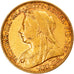 Coin, Australia, Victoria, Sovereign, 1899, Melbourne, EF(40-45), Gold, KM:13