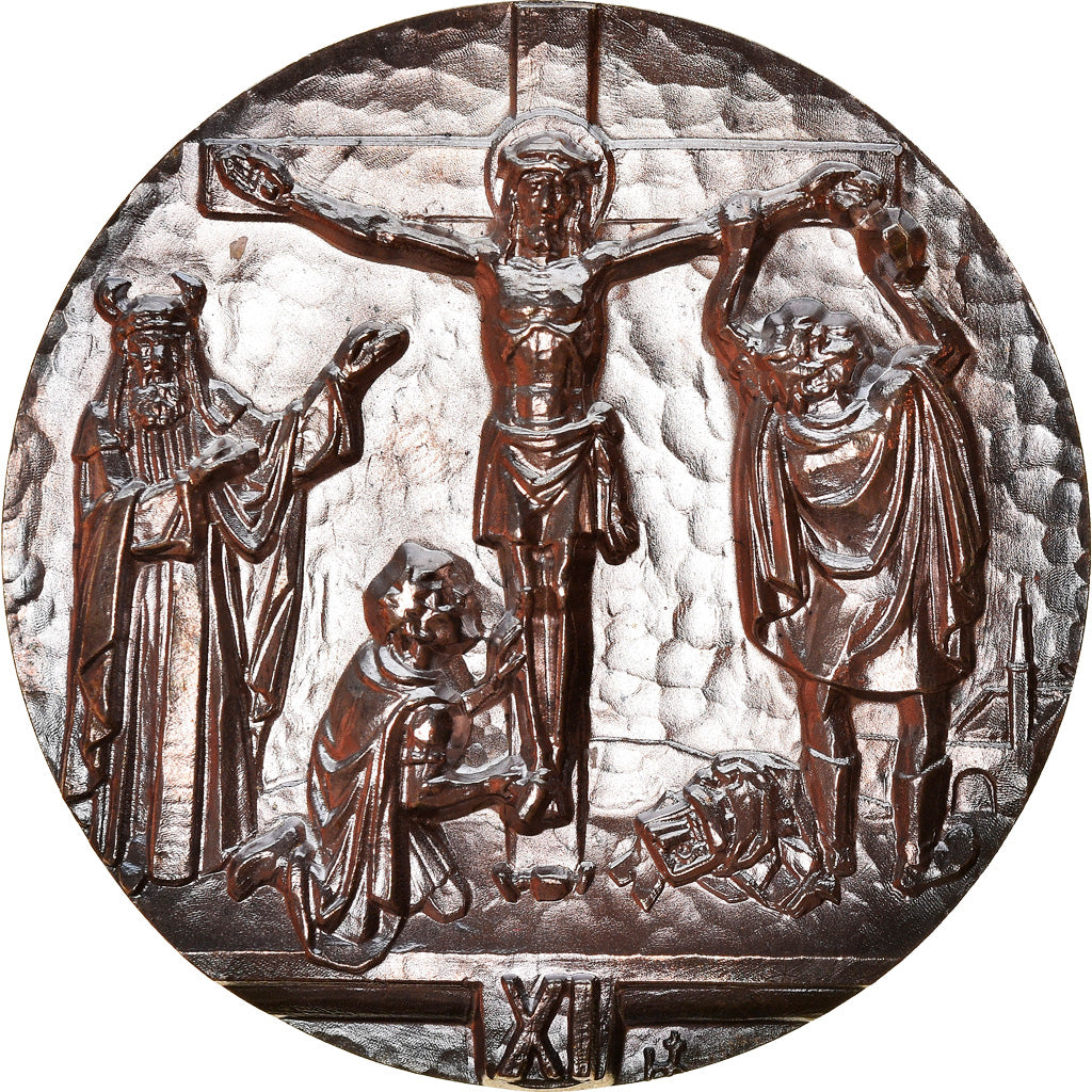 Germany, Medal, Via Crucis, Oberammergau, XI, Religions & beliefs, MS(63)