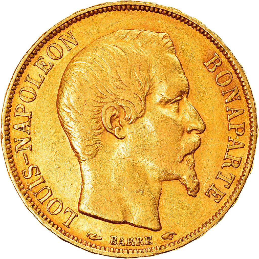 Moneta, Francja, Napoleon III, Napoléon III, 20 Francs, 1852, Paris, EF(40-45)