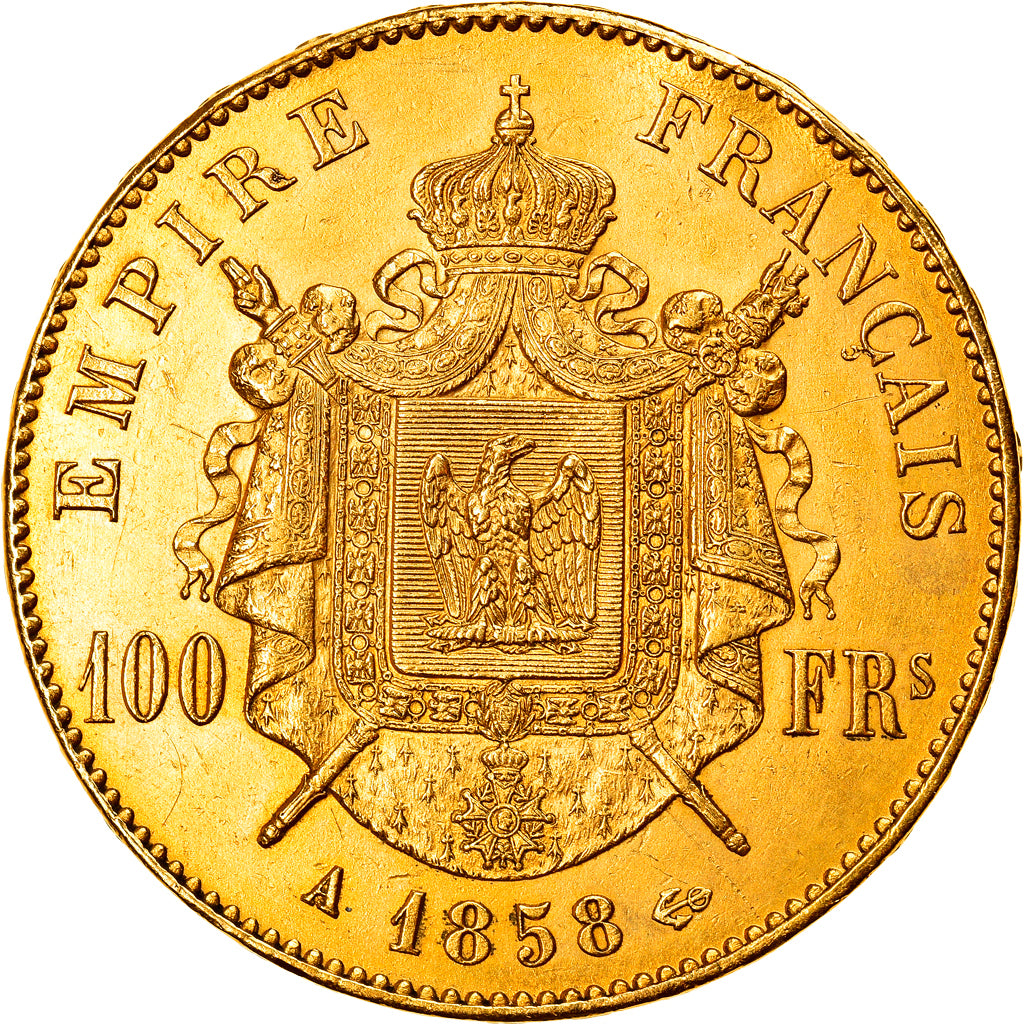 Münze, Frankreich, Napoleon III, Napoléon III, 100 Francs, 1858, Paris, SS+