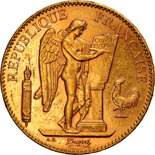 Munten, Frankrijk, Génie, 100 Francs, 1912, Paris, ZF+, Goud, KM:858