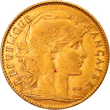 Coin, France, Marianne, 10 Francs, 1912, Paris, EF(40-45), Gold, KM:846