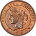 Moneta, Francia, Cérès, 10 Centimes, 1898, Paris, SPL, Bronzo, KM:815.1