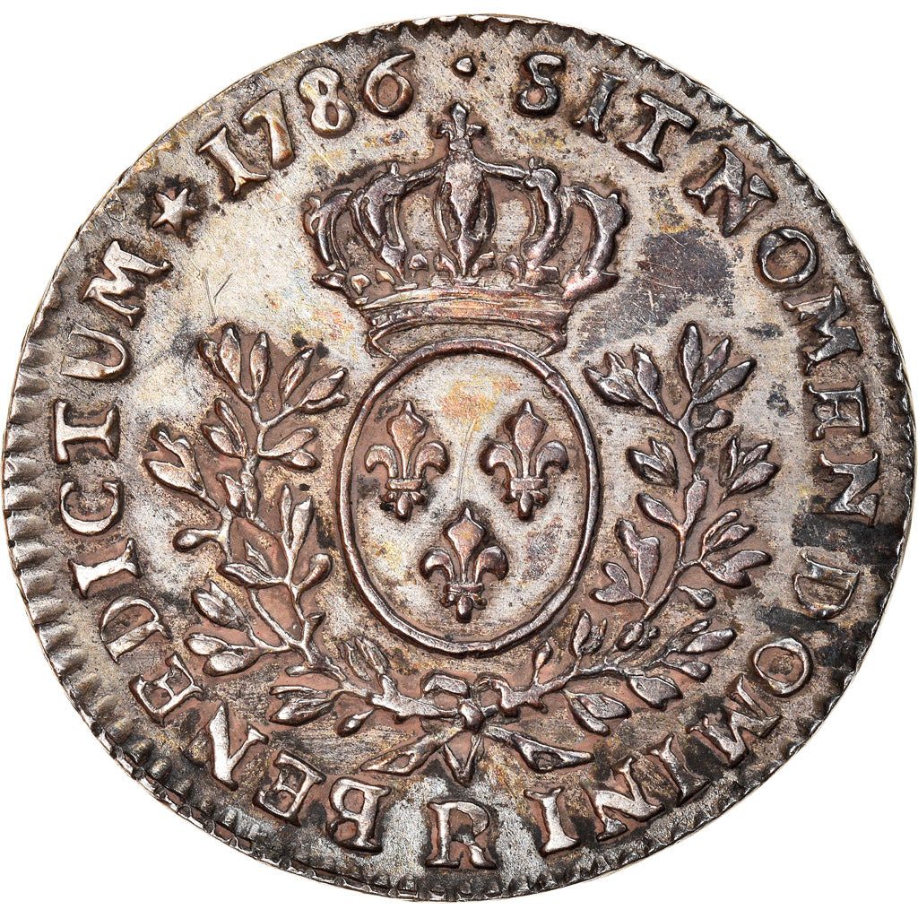Moneta, Francja, Louis XVI, 1/5 Écu, 24 Sols, 1/5 ECU, 1786, Orléans