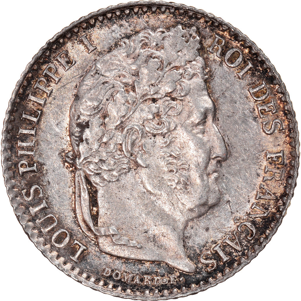 Coin, France, Louis-Philippe, 1/4 Franc, 1832, Paris, AU(50-53), Silver