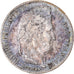 Moneta, Francia, Louis-Philippe, 1/4 Franc, 1837, Paris, MB+, Argento, KM:740.1