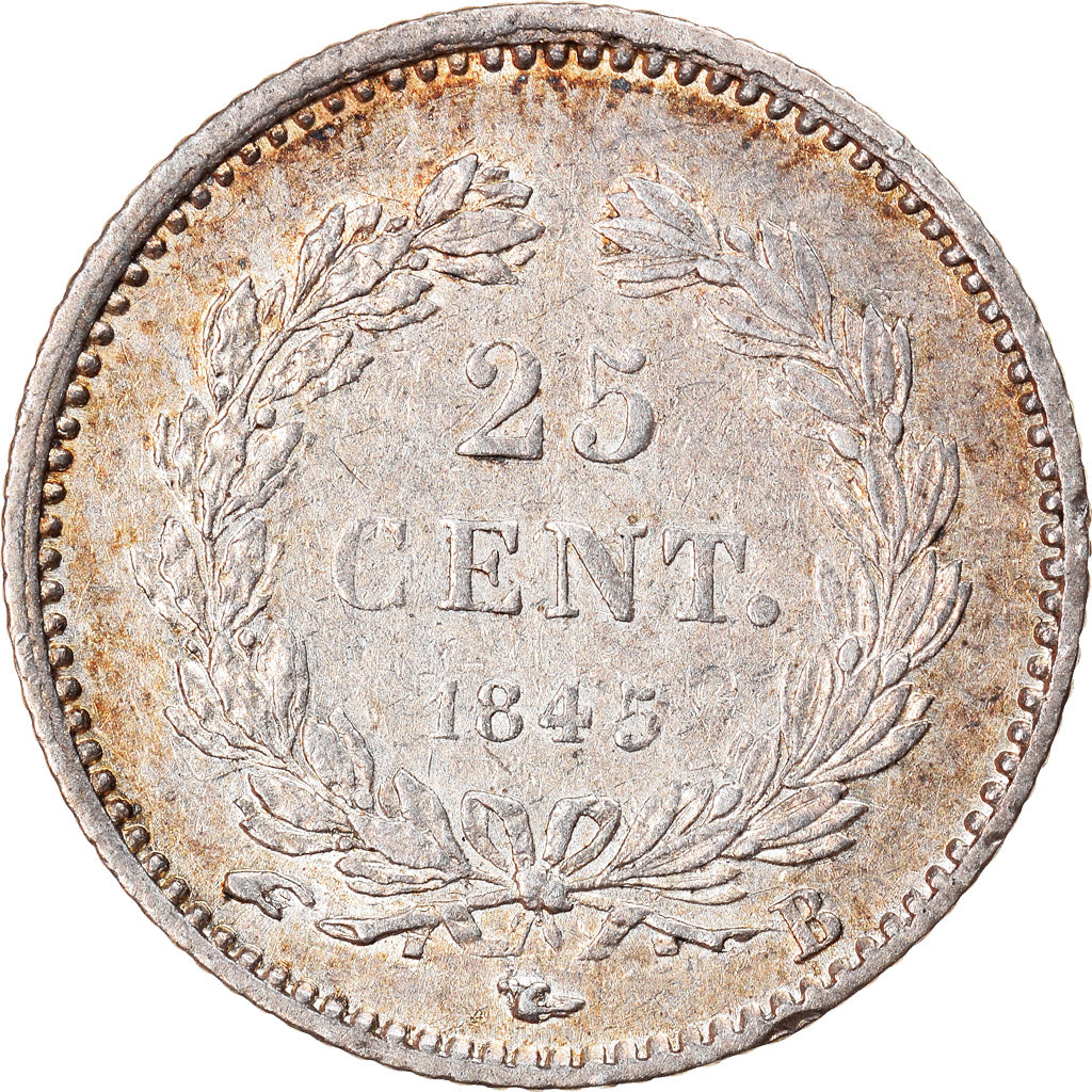 Münze, Frankreich, Louis-Philippe, 25 Centimes, 1845, Rouen, VZ, Silber