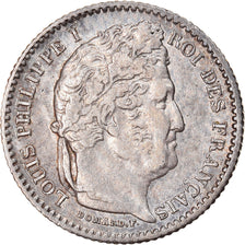 Coin, France, Louis-Philippe, 25 Centimes, 1847, Paris, AU(50-53), Silver