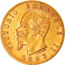 Moneda, Italia, Vittorio Emanuele II, 20 Lire, 1863, Torino, MBC+, Oro, KM:10.1