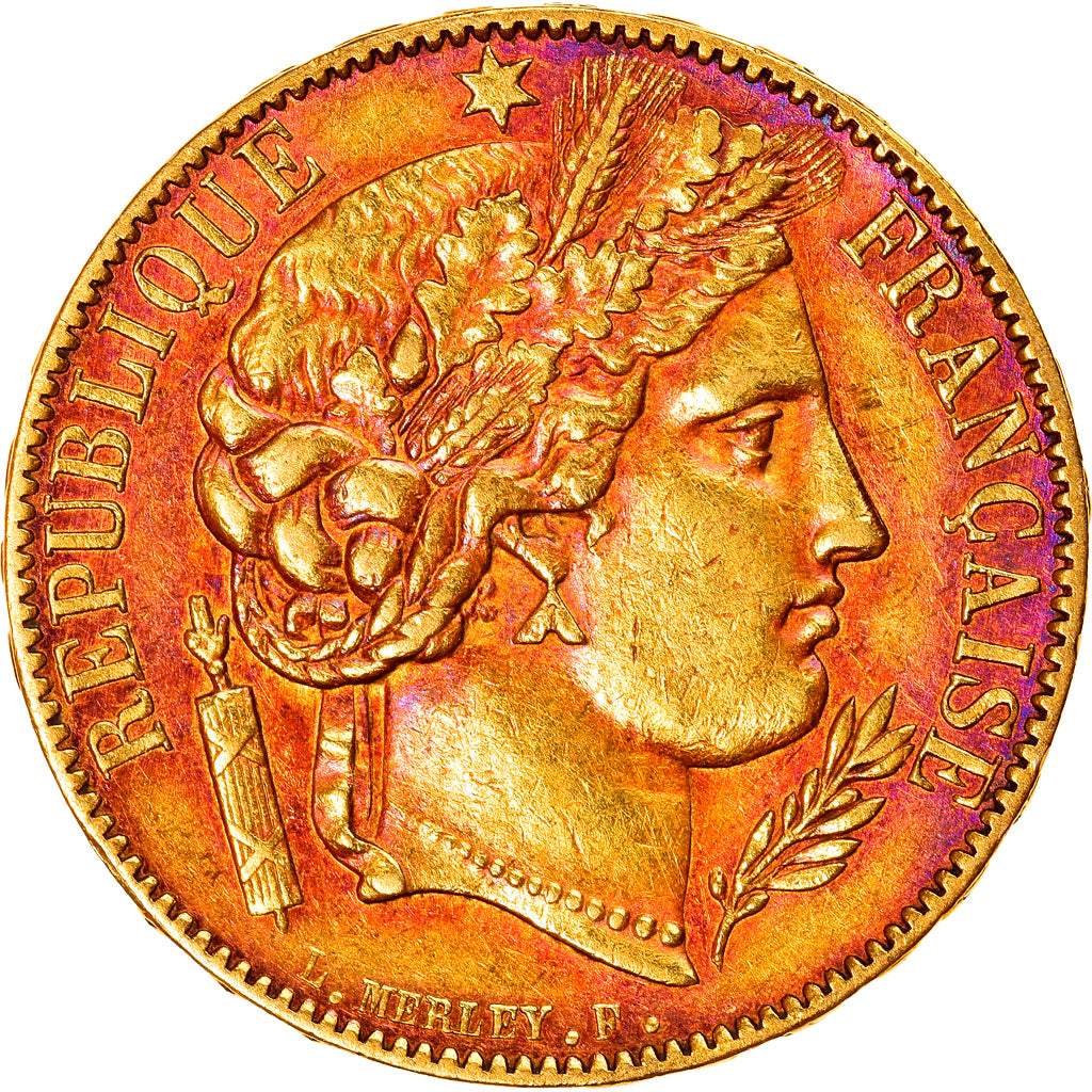 Moneda, Francia, Cérès, 20 Francs, 1850, Paris, MBC+, Oro, KM:762