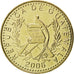 GUATEMALA, Quetzal, 2006, KM #284, MS(63), Nickel-Brass, 29, 10.87