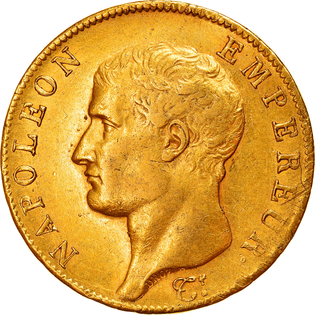 Coin, France, Napoleon I, 40 Francs, AN 13, Paris, EF(40-45), Gold, KM:664.1