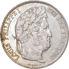 Coin, France, Louis-Philippe, 5 Francs, 1834, Paris, EF(40-45), Silver