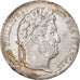 Moneta, Francia, Louis-Philippe, 5 Francs, 1832, Strasbourg, MB+, Argento