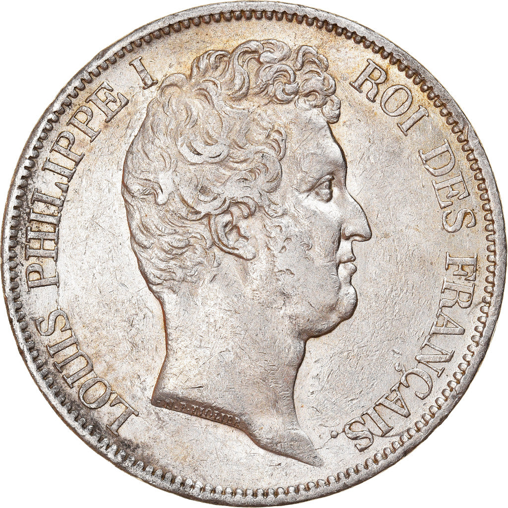 Coin, France, Louis-Philippe, 5 Francs, 1831, Paris, EF(40-45), Silver
