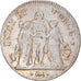 Moneta, Francia, Union et Force, 5 Francs, AN 6, Bordeaux, An 6/5, MB+, Argento