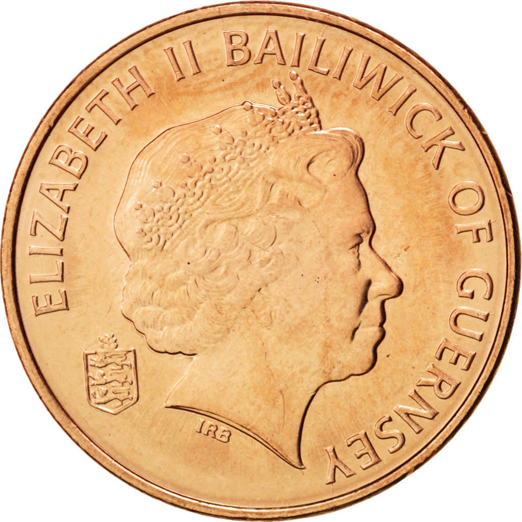 GUERNSEY, Penny, 2006, KM #89, MS(63), Copper Plated Steel, 20.32, 3.51