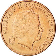 GUERNSEY, Penny, 2006, KM #89, MS(63), Copper Plated Steel, 20.32, 3.51