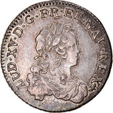Moeda, França, Louis XV, 1/3 Écu de France, 1/3 Ecu, 1721, Dijon, AU(50-53)