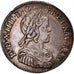Coin, France, Louis XIV, 1/4 Écu à la mèche courte, 1/4 Ecu, 1644, Paris