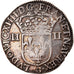 Coin, France, Louis XIV, 1/4 Écu, frappé au marteau, 1/4 Ecu, 1644, Poitiers