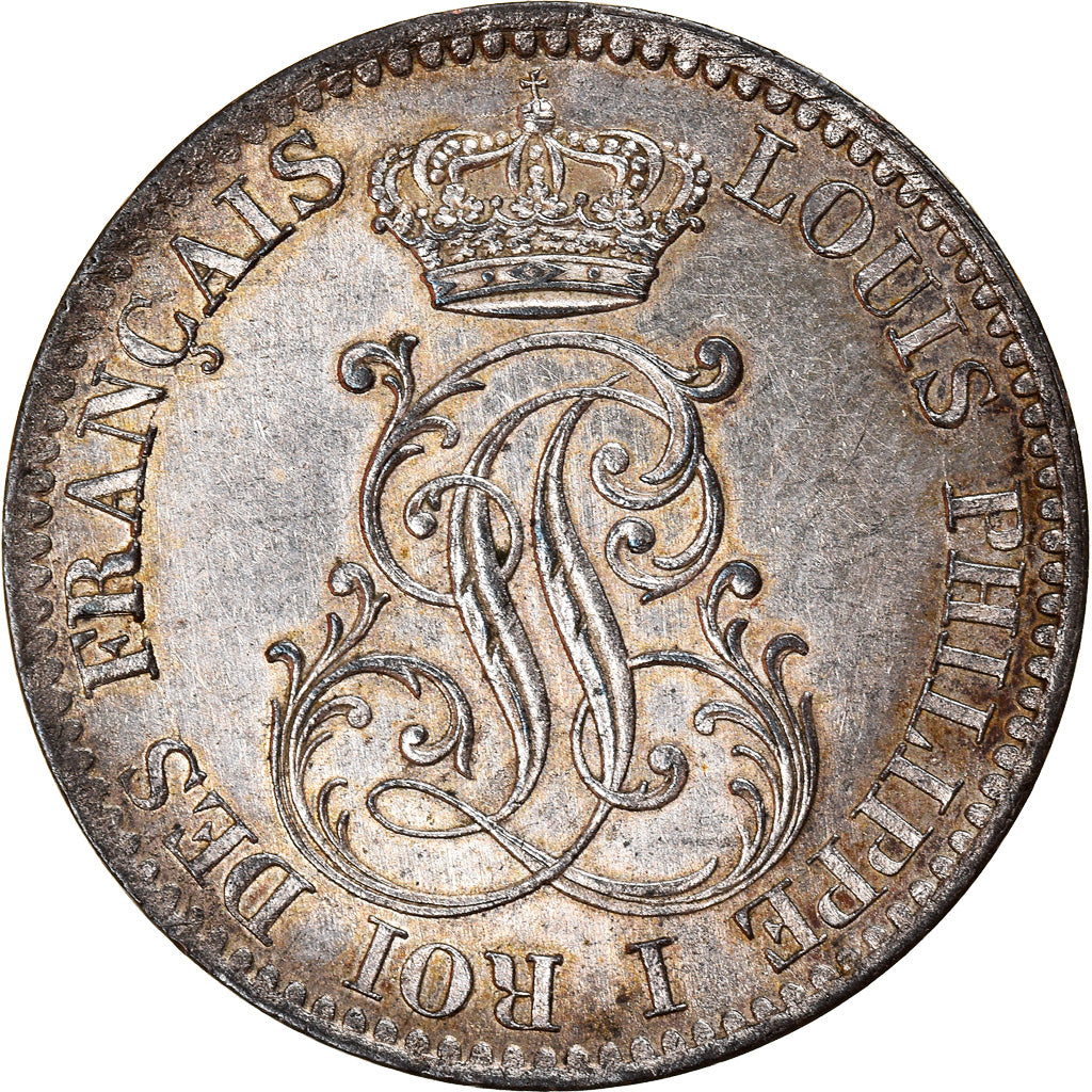 Coin, FRENCH GUIANA, Louis-Philippe, 10 Centimes, 1846, Paris, AU(55-58)