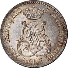 Coin, FRENCH GUIANA, Louis-Philippe, 10 Centimes, 1846, Paris, AU(55-58)