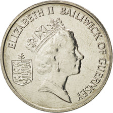 GUERNSEY, 10 Pence, 1992, KM #43.2, MS(63), Copper-Nickel, 24.5, 6.48