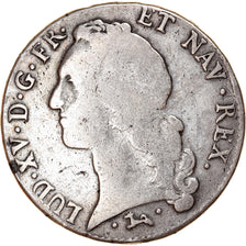 Moneda, Francia, Louis XV, Écu au bandeau, Ecu, 1750, Bayonne, BC, Plata