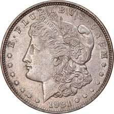 Monnaie, États-Unis, Morgan Dollar, Dollar, 1921, Philadelphie, TTB+, Argent