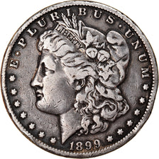 Moneta, Stati Uniti, Morgan Dollar, Dollar, 1899, U.S. Mint, New Orleans, MB+