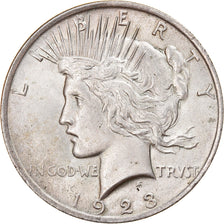 Coin, United States, Peace Dollar, Dollar, 1923, U.S. Mint, Philadelphia