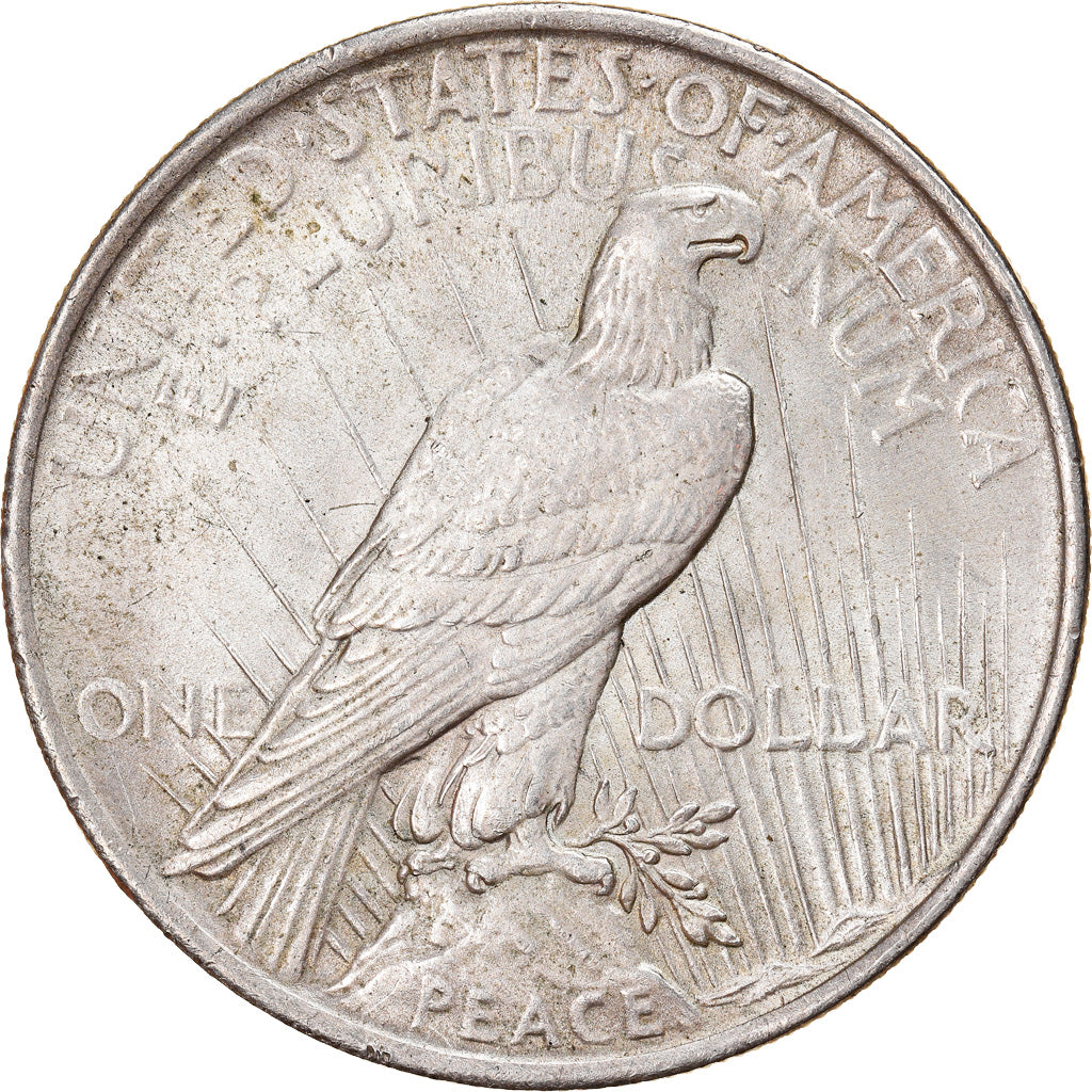 Moneta, USA, Peace Dollar, Dollar, 1923, U.S. Mint, Philadelphia, EF(40-45)