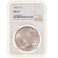 Moneta, Stati Uniti, Peace Dollar, Dollar, 1923, U.S. Mint, Philadelphia, NGC