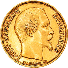 Moneta, Francia, Napoleon III, Napoléon III, 20 Francs, 1852, Paris, BB, Oro