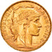 Moneta, Francia, Marianne, 20 Francs, 1905, Paris, BB+, Oro, KM:847