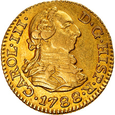 Moeda, Espanha, Charles III, 1/2 Escudo, 1788, Madrid, AU(50-53), Dourado