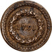 Moneda, Francia, Dixain de Rochon, 1791, Lyon, MBC, Métal de cloche