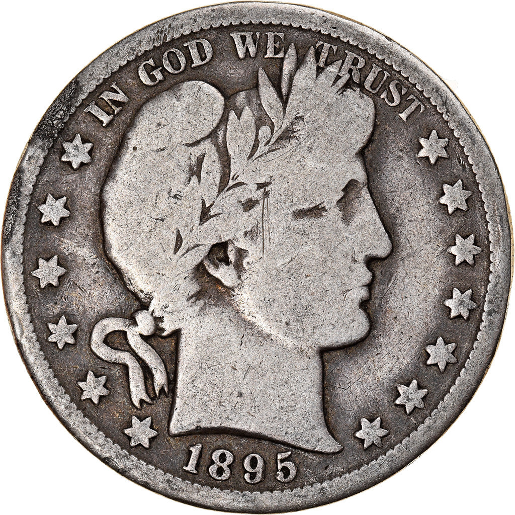 Munten, Verenigde Staten, Barber Half Dollar, Half Dollar, 1895, U.S. Mint, San