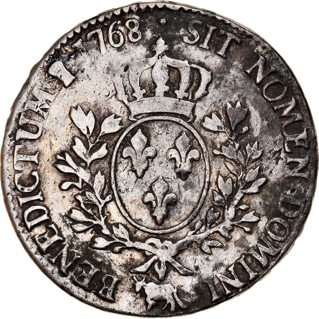 Moneta, Francia, Louis XV, Écu de Béarn au bandeau, Ecu, 1768, Pau, MB+