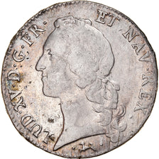 Coin, France, Louis XV, Écu au bandeau, Ecu, 1745, Bayonne, VF(30-35), Silver