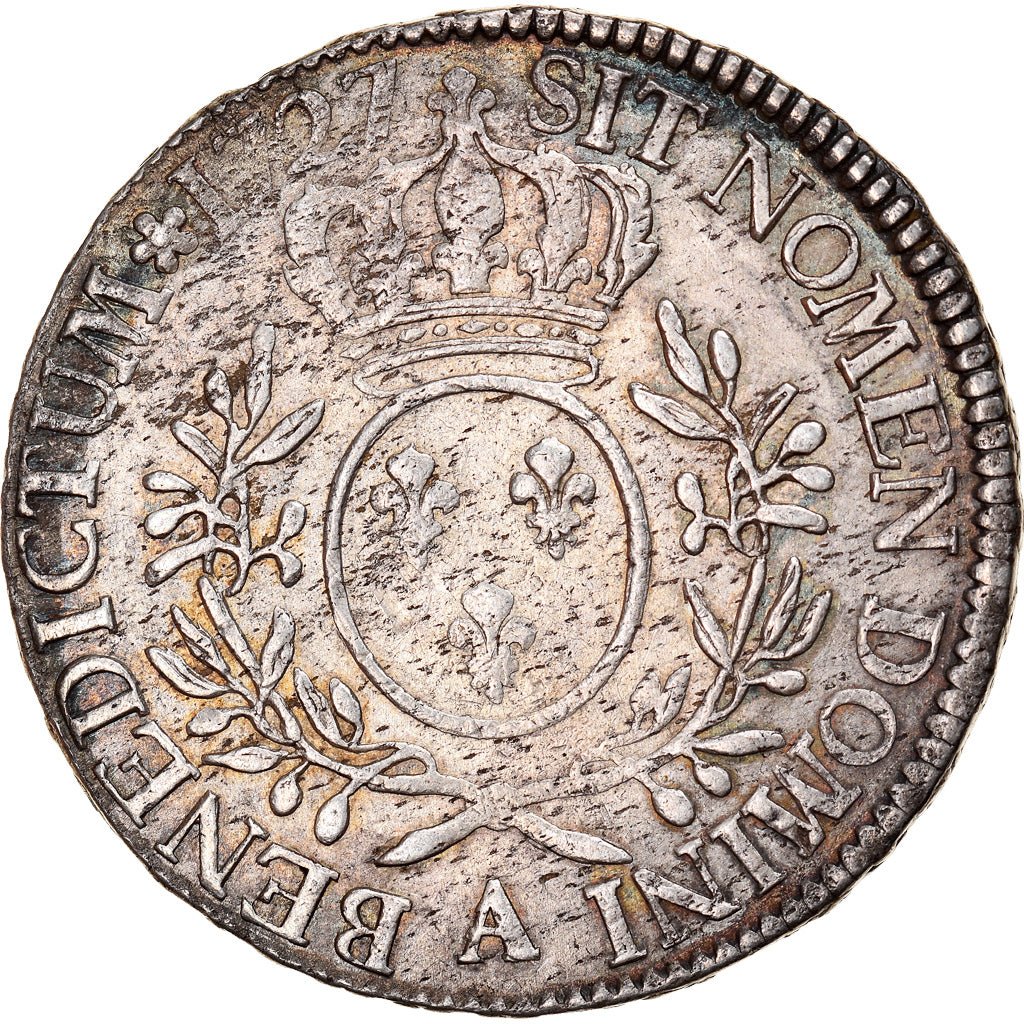 Coin, France, Louis XV, Écu aux branches d'olivier, Ecu, 1727, Paris