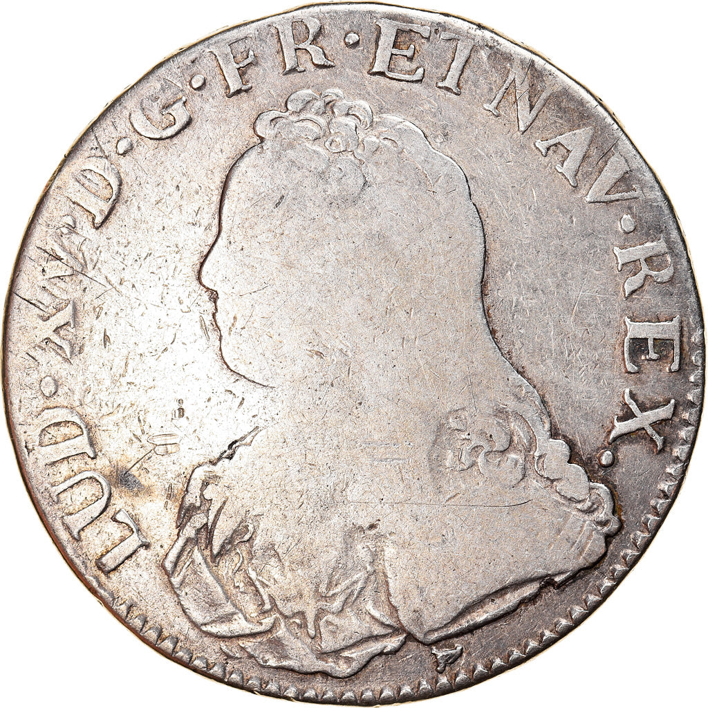 Coin, France, Louis XV, Écu aux branches d'olivier, Ecu, 1726, Limoges