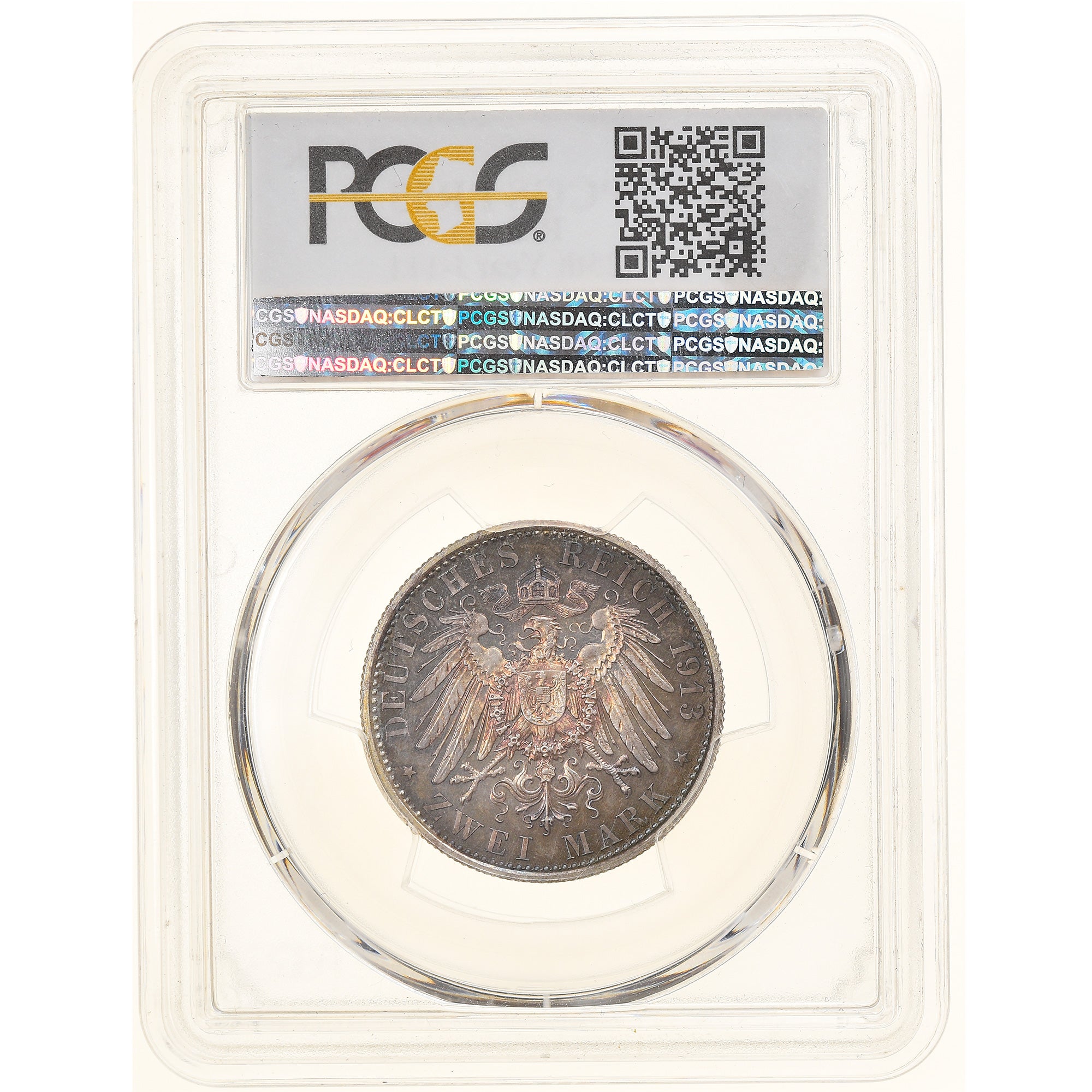 Coin, German States, PRUSSIA, Wilhelm II, 2 Mark, 1913, Berlin, Proof, PCGS