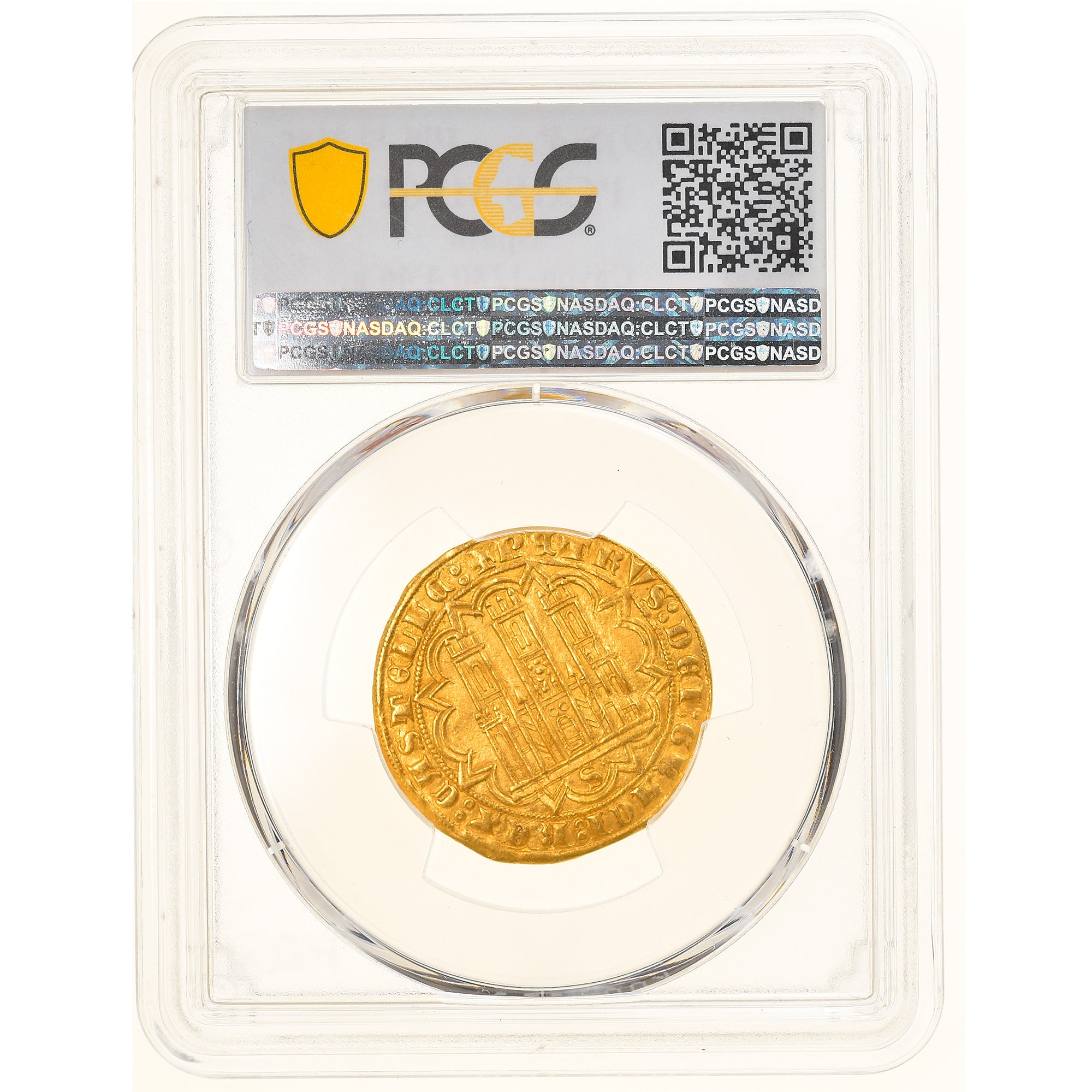 Moneda, España, Pedro I, Dobla de 35 maravedis, Seville, PCGS, MS62, EBC+, Oro