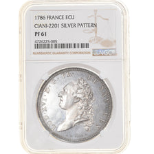 Moneta, Francja, Louis XVI, Ecu de Calonne, 1786, Paris, Epreuve sur flan bruni